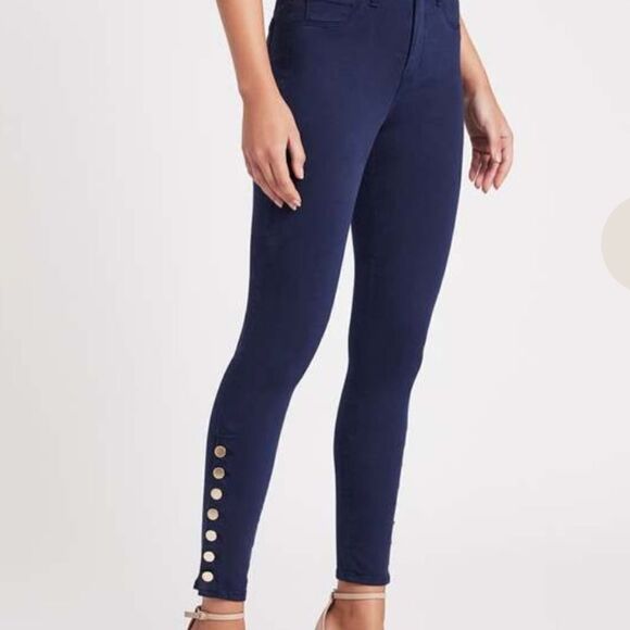 NWT L’Agence Paris Piper Jeans Button leg details Sz 25 - Picture 1 of 11